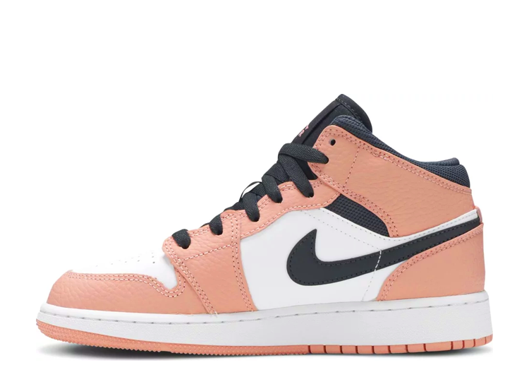 nike air jordan 1 mid pink and black