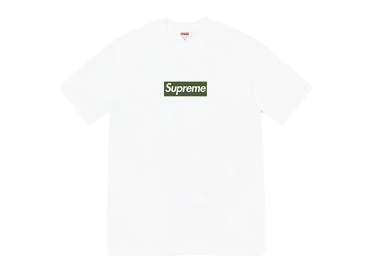 Supreme Berlin Box Logo Tee Men's White - KRK KICKS