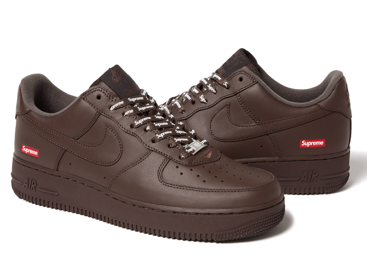 Nike Air Force 1 Low Supreme Baroque Brown - KRK KICKS