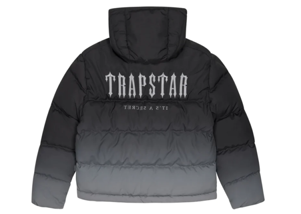 Trapstar Decoded 2.0 Hooded Puffer Jacket Black Gradient