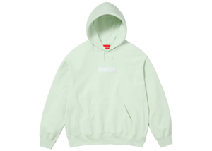Supreme Box Logo Hooded Sweatshirt (FW23) Light Green Mint
