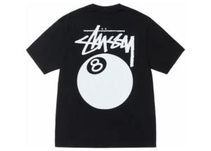 Stussy 8 Ball Pigment Dyed Tee Black